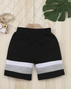 Niñitos Shorts de color combinado