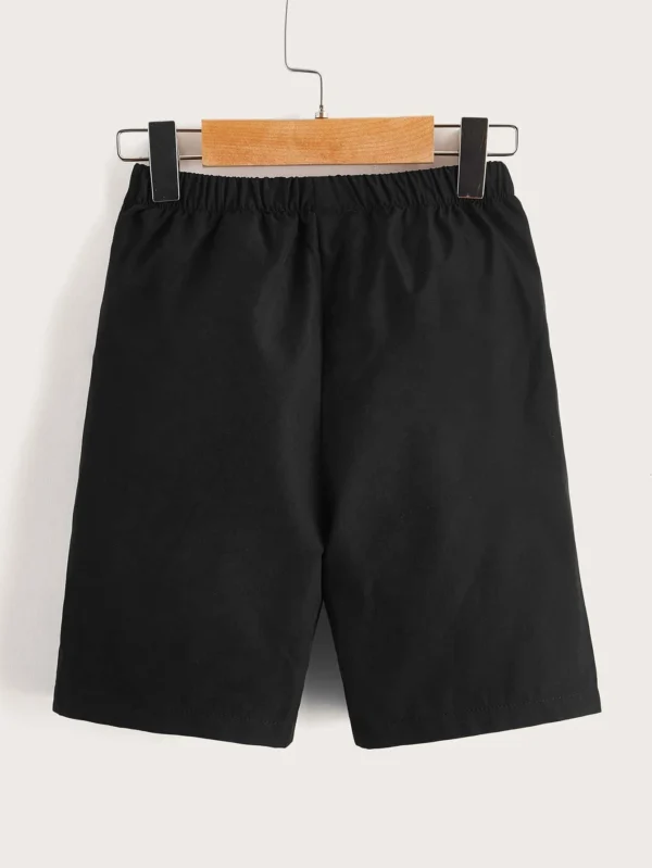 Niñitos Shorts con estampado de expresión - Imagen 4