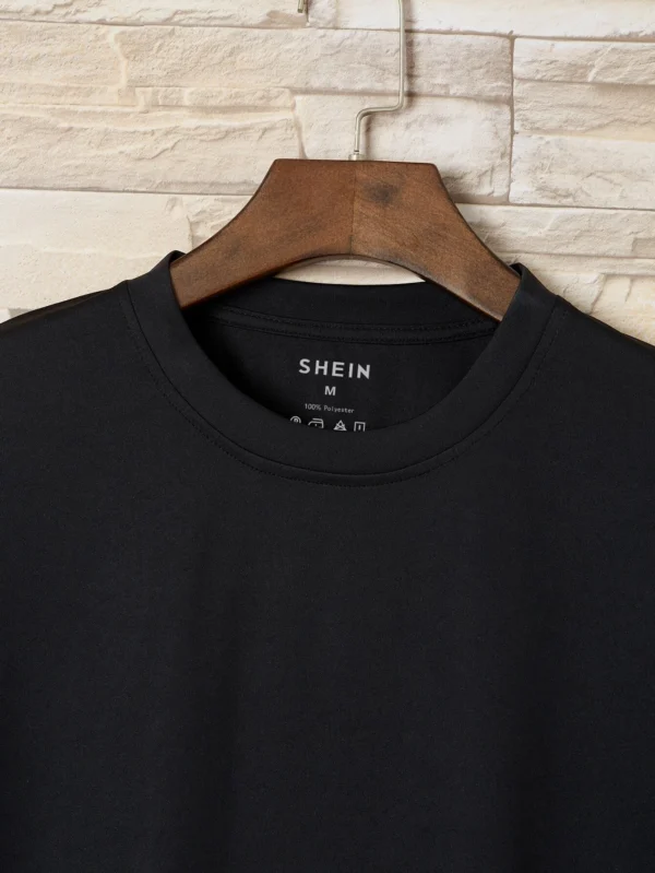Hombres Camiseta con estampado de letra - Imagen 2