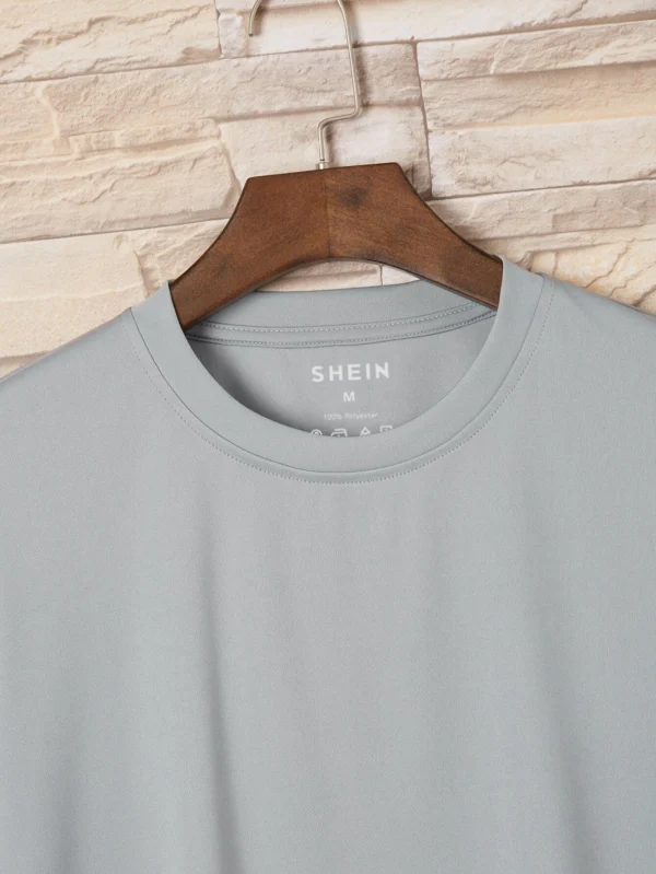 Hombres Camiseta con estampado de letra - Imagen 4
