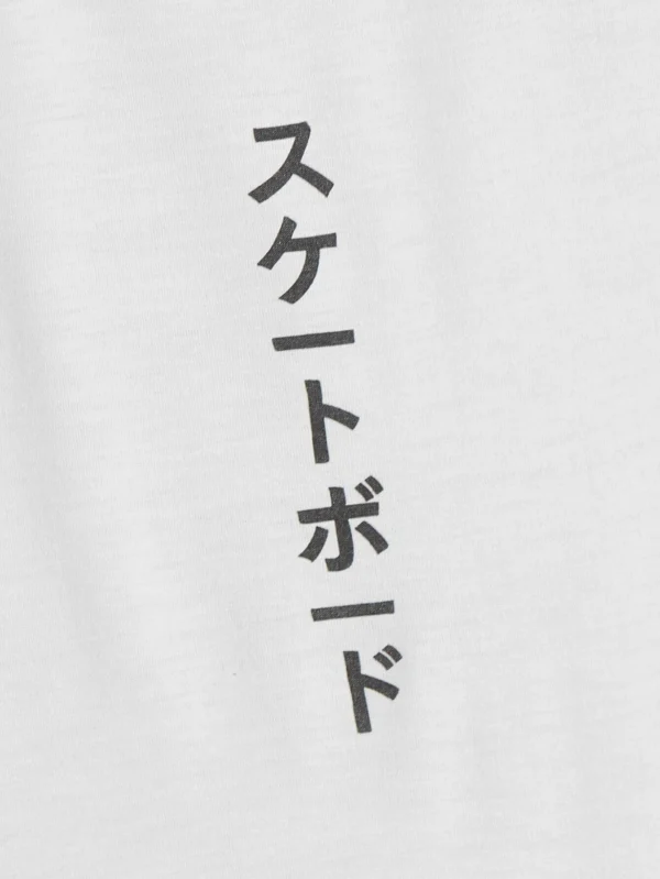 Hombres Camiseta con dibujos animados & con estampado de letra japonesa - Imagen 3
