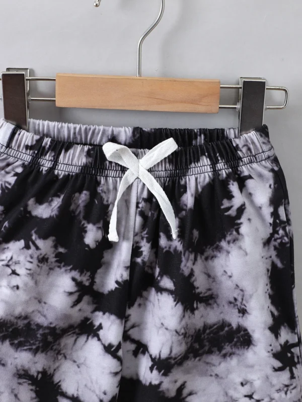 Niñito Shorts de tie dye con lazo delantero - Imagen 4