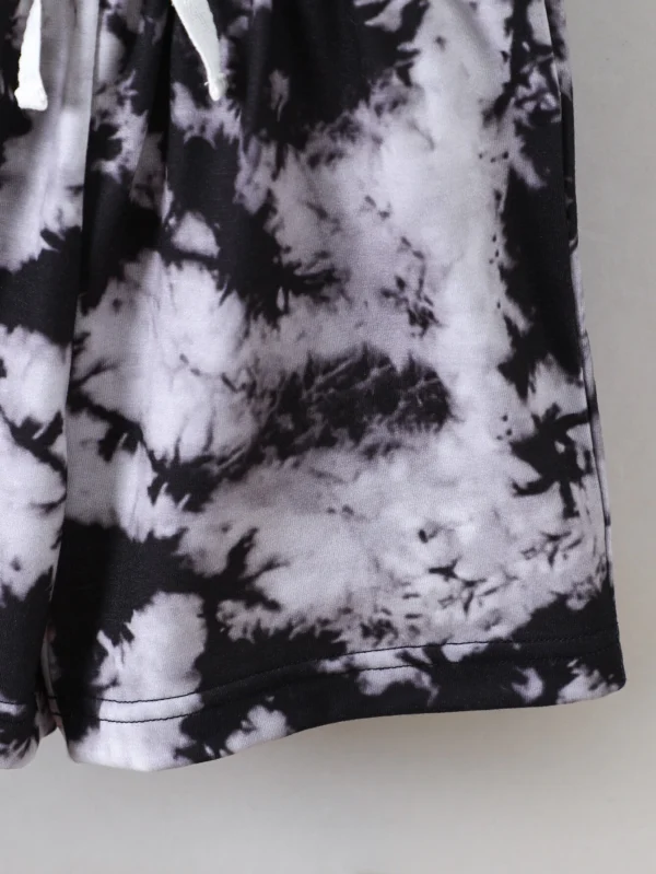 Niñito Shorts de tie dye con lazo delantero - Imagen 3