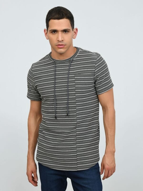 Playera Manga Corta Rayas - Imagen 4