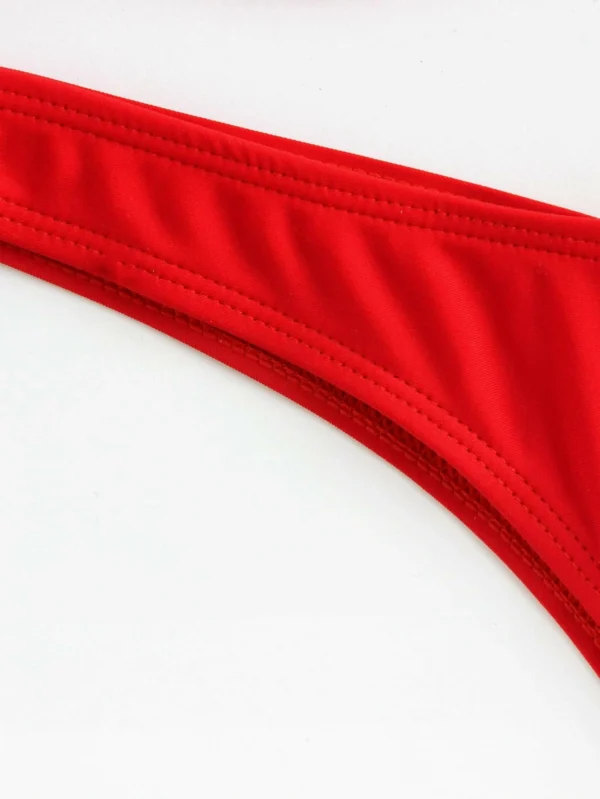 Bikini liso con braguita brasileña - Imagen 4