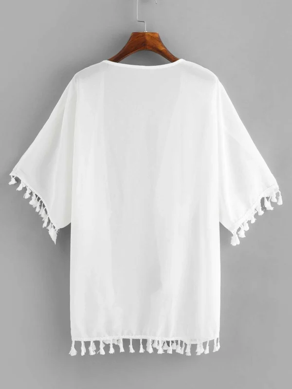 Kimono abierto con borlas - Imagen 3