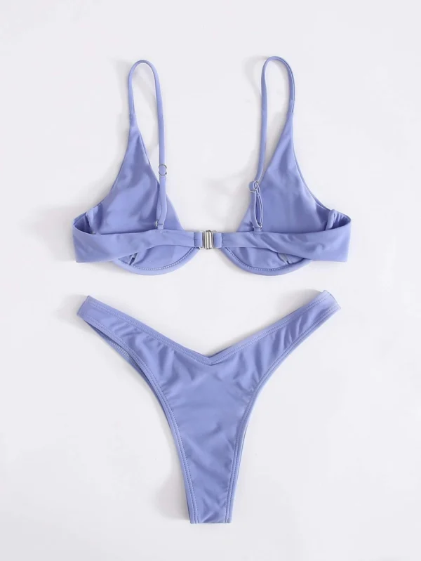 Bañador bikini de pierna alta con aro - Imagen 5