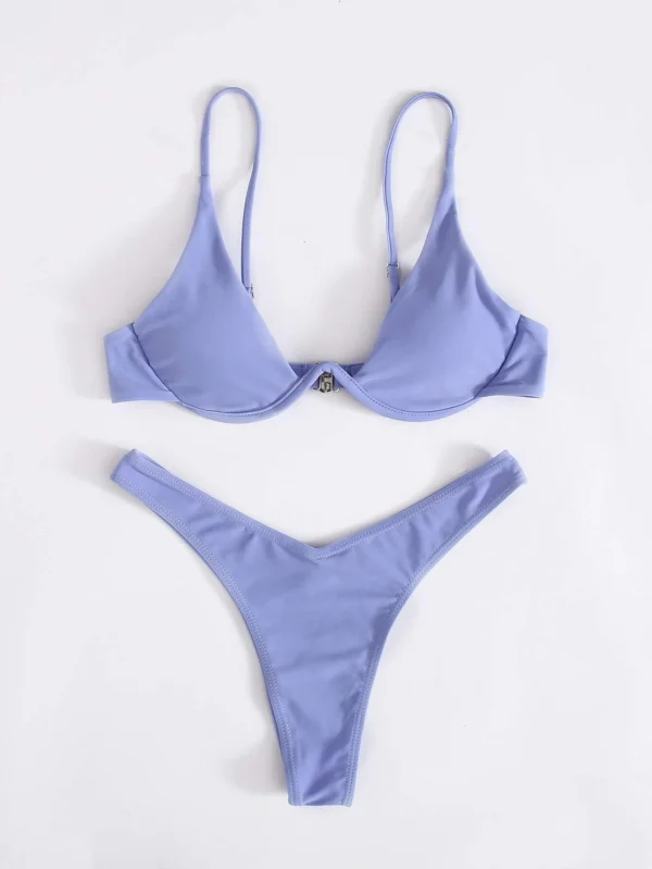 Bañador bikini de pierna alta con aro - Imagen 4