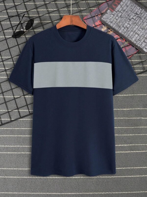 Camiseta de color combinado