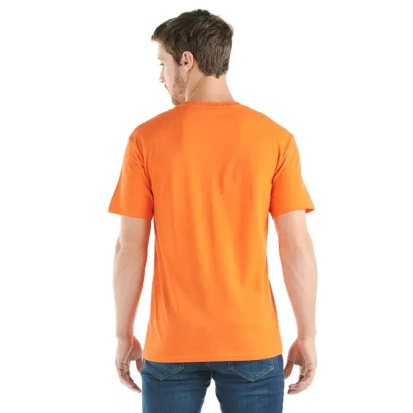 Playera Naranja hombre Cuello Redondo Manga Corta - Imagen 3
