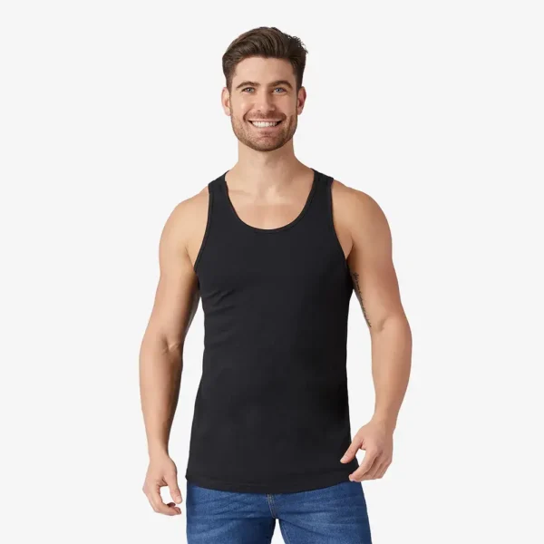 Tank top negro hombre