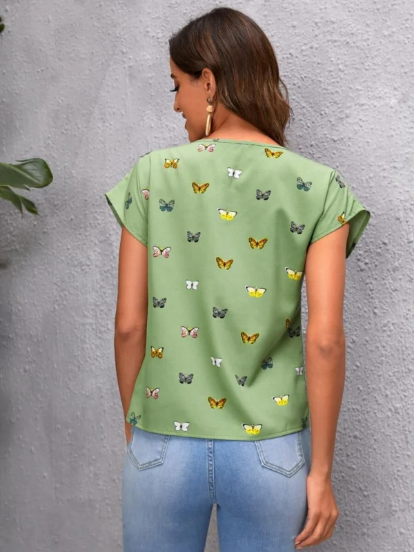Top con estampado de mariposa - Imagen 2