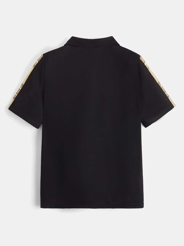 Niños Camisa polo de cuadros - Imagen 2