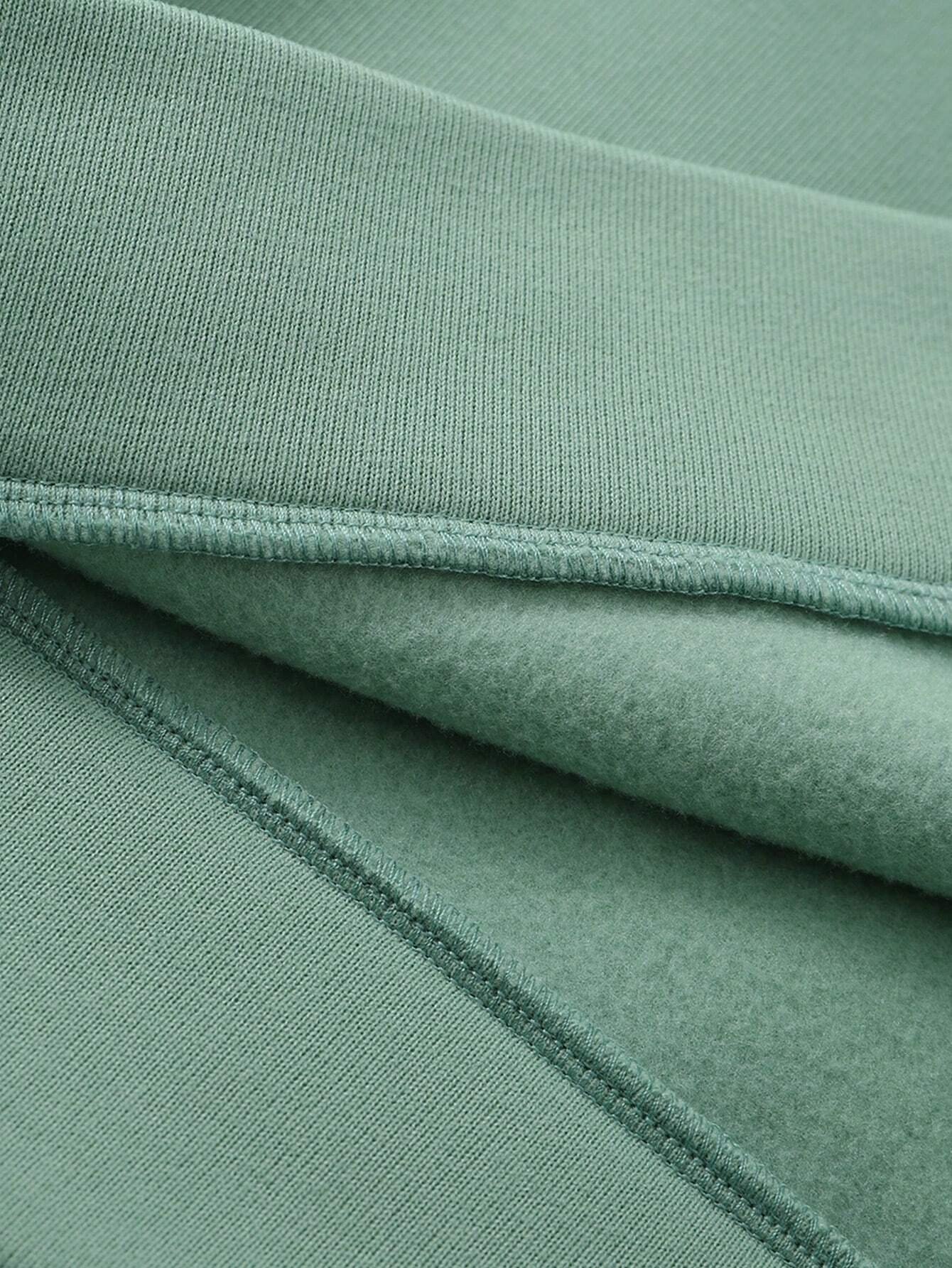 Sudadera con dibujos animados con estampado de pingüino con forro térmico - Imagen 6