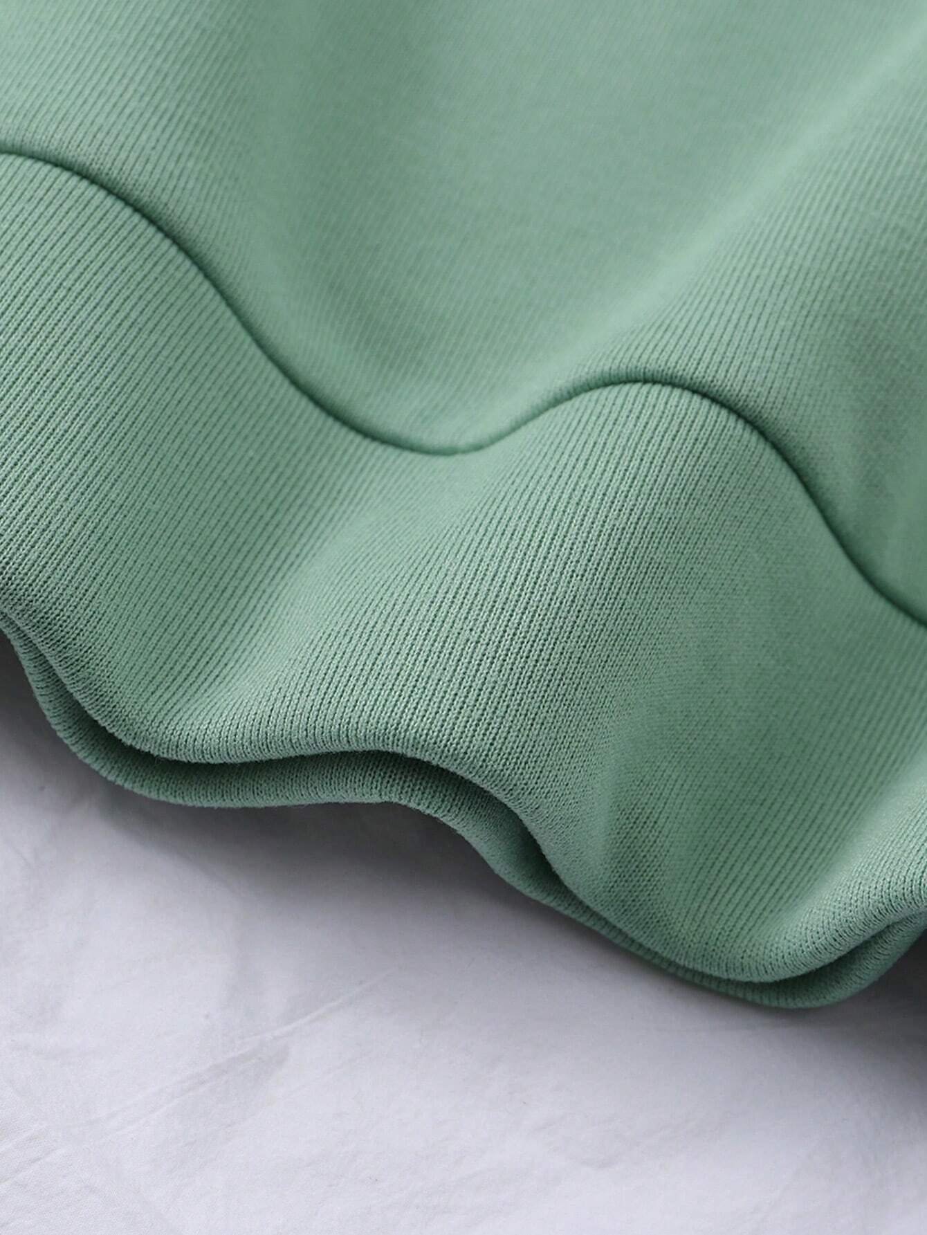 Sudadera con dibujos animados con estampado de pingüino con forro térmico - Imagen 5