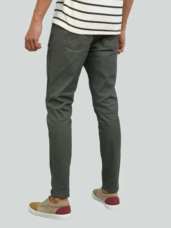 PANTALÓN 5 POCKET OLIVO - Imagen 2