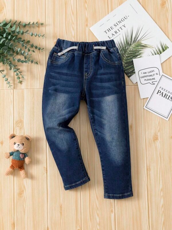 Jeans de cintura con cordón - Imagen 3