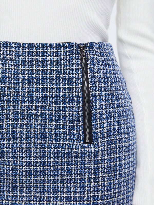 Falda con cremallera tweed - Imagen 3