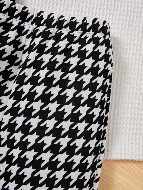 Pantalones acampanados unicolor & con estampado - Imagen 5