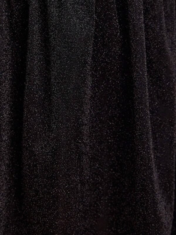 Vestido de tirantes escote cruzado brillante - Imagen 3