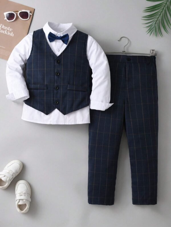 Chaleco con pantalones sin lazo Camisa