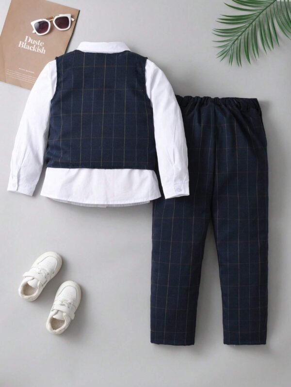 Chaleco con pantalones sin lazo Camisa - Imagen 2