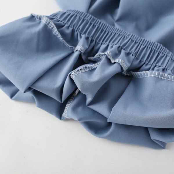 Pantalones de patrón de letra de color sólido para niño - Imagen 7