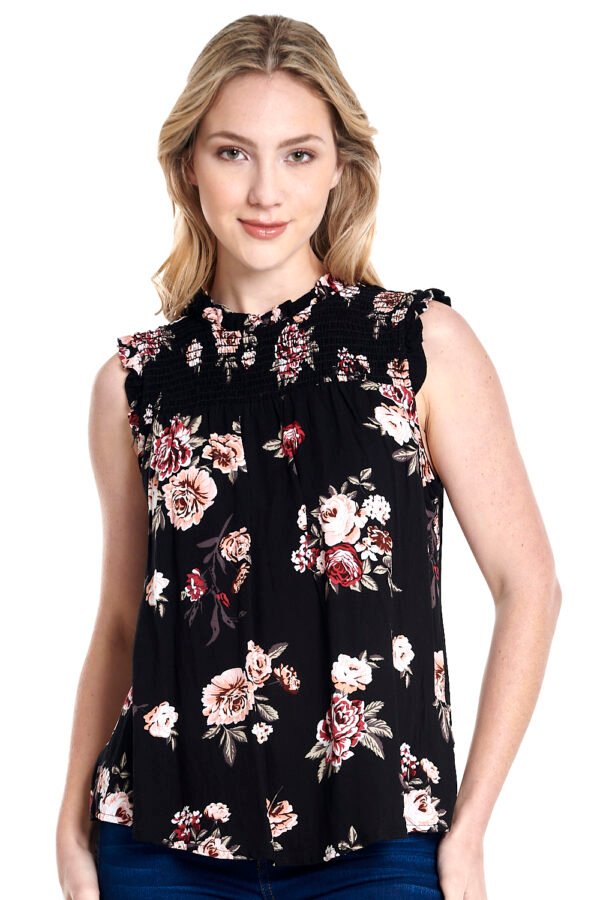 BLUSA SMOCK EN ESCOTE