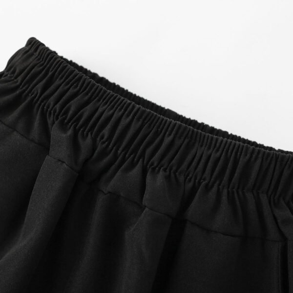 Pantalones de patrón de letra de color sólido para niño - Imagen 9