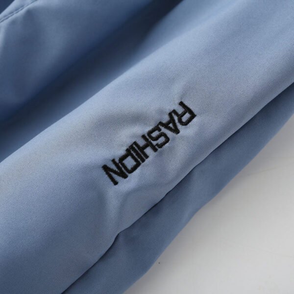 Pantalones de patrón de letra de color sólido para niño - Imagen 4