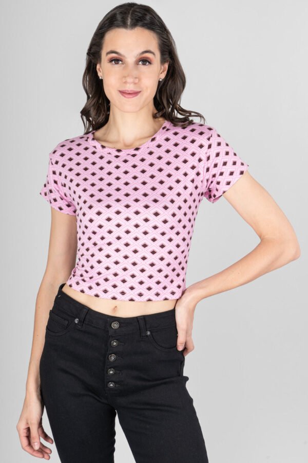 Playera manga corta