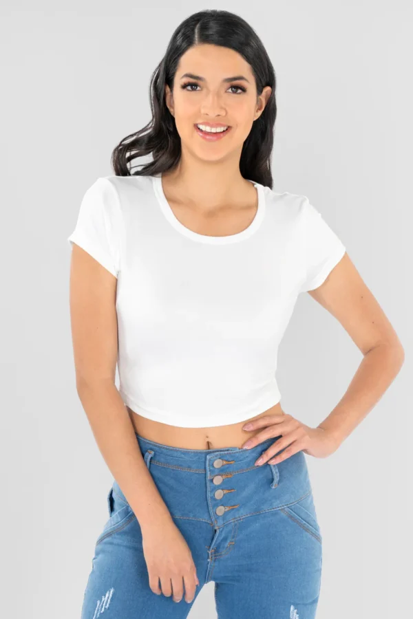 Playera básica de manga corta