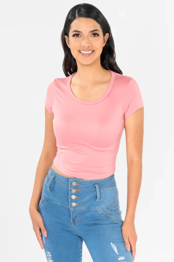 Playera básica de manga corta