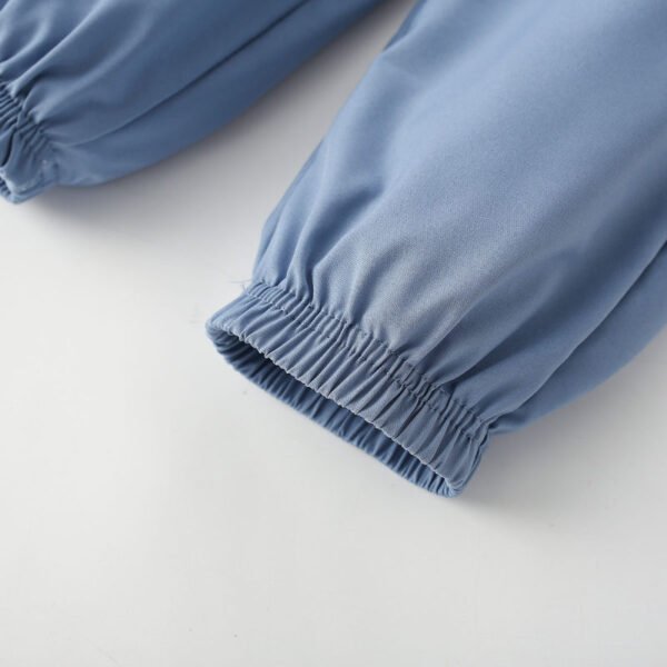 Pantalones de patrón de letra de color sólido para niño - Imagen 3