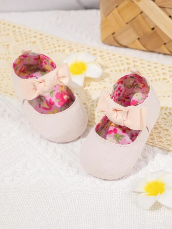 Lindos Zapatos Planos Impresos Con Moño De Mariposa Para Bebé Y Niño Pequeño