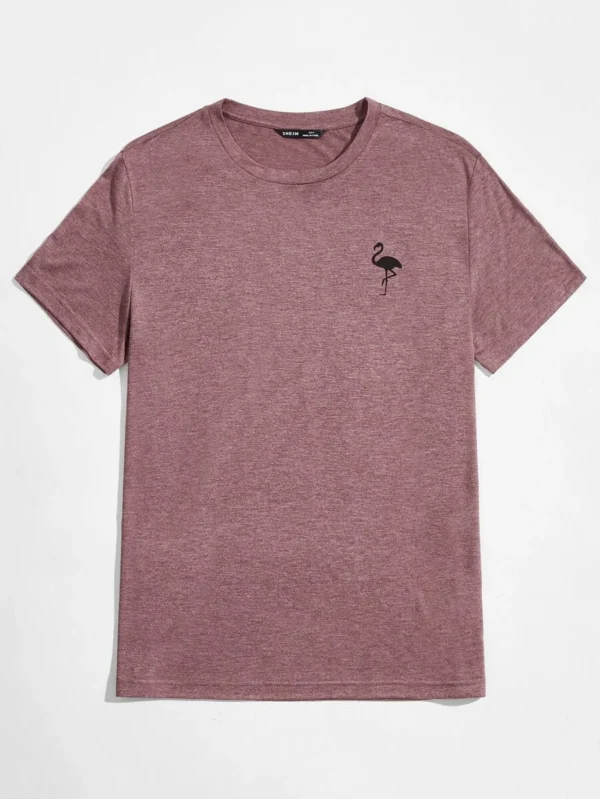 Camiseta con estampado de flamenco
