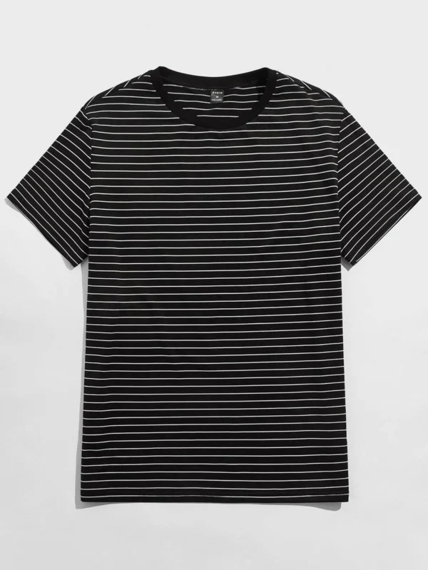 Camiseta con estampado de rayas