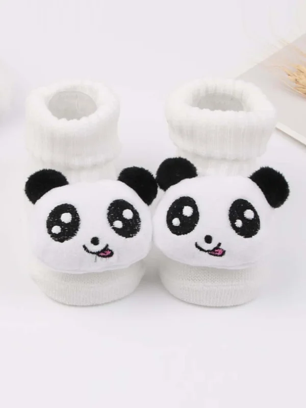 Bebé Calcetines con diseño de panda de dibujos animados piso