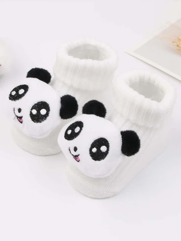Bebé Calcetines con diseño de panda de dibujos animados piso - Imagen 2