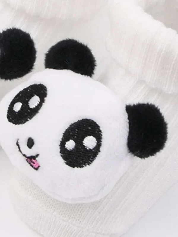 Bebé Calcetines con diseño de panda de dibujos animados piso - Imagen 3