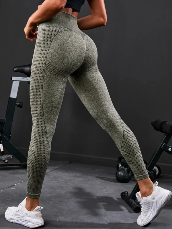 Leggings deportivos unicolor control de barriga