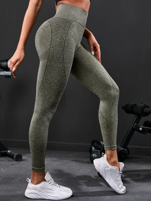 Leggings deportivos unicolor control de barriga - Imagen 3
