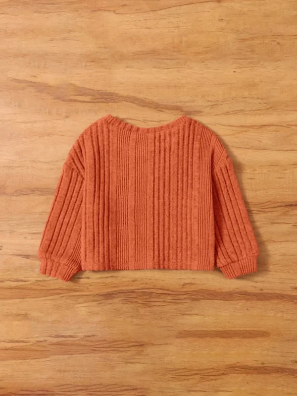 Camiseta De Manga Larga Cómoda Y Casual Para Bebé Niña - Imagen 2