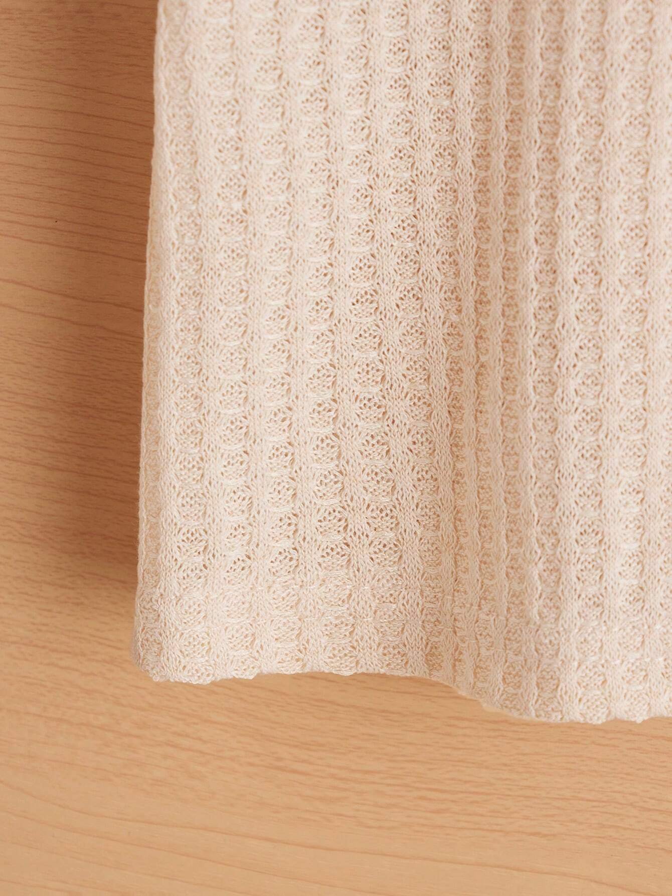 Camiseta De Manga Corta De Punto Con Cuello Redondo - Imagen 3