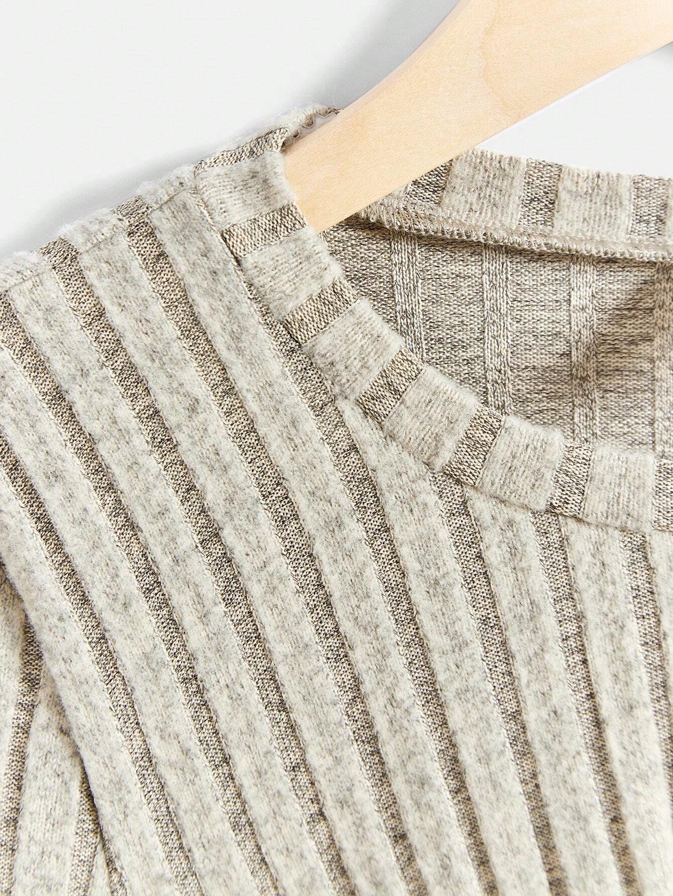 Camiseta Casual Con Cuello Redondo De Manga Larga - Imagen 4