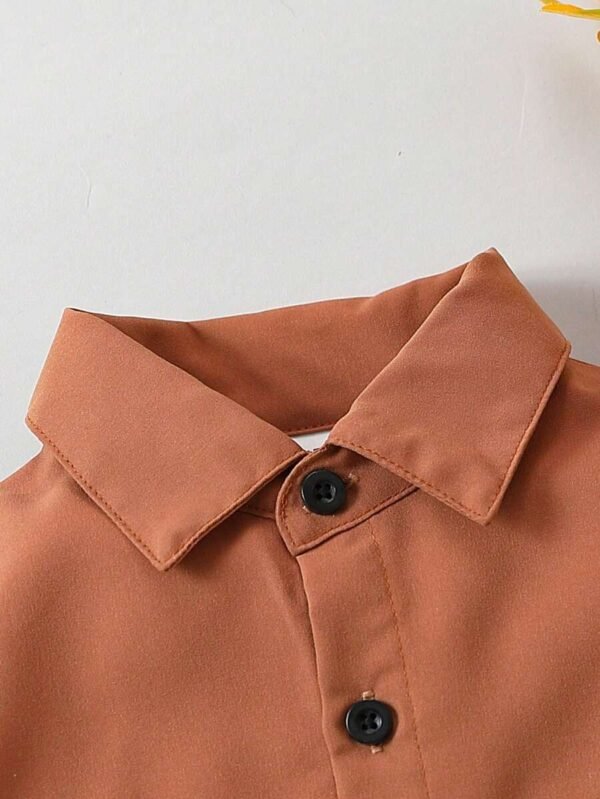 Camisa De Abrigo Gruesa Y Cálida Para Niño Pequeño - Imagen 3