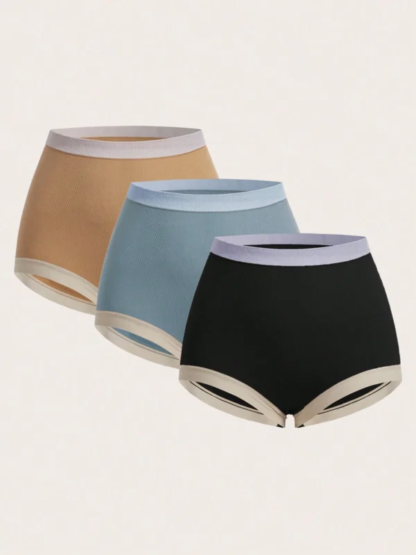 3 Piezas/set Bóxeres De Ropa Interior Para Mujer