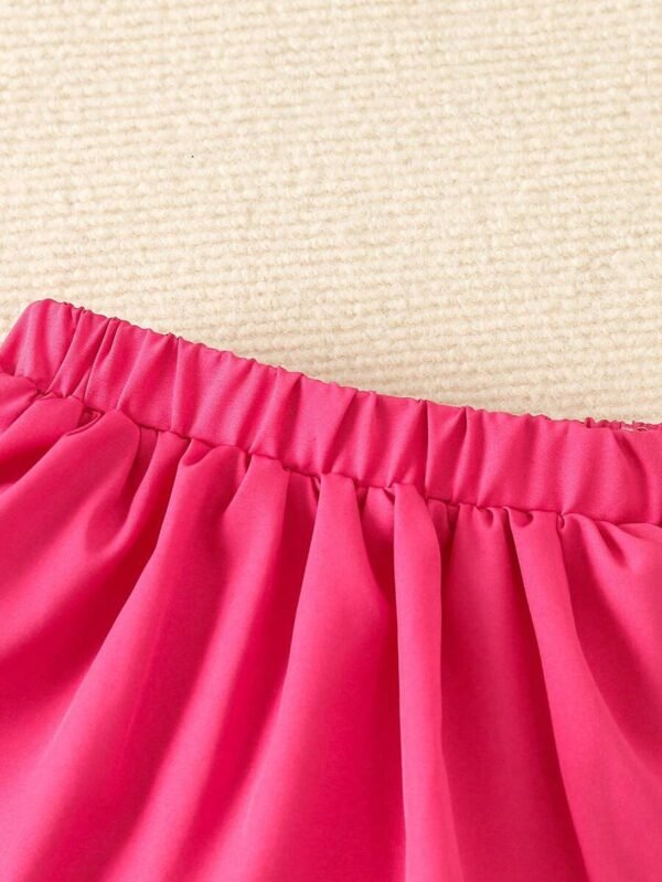 Conjunto De Sudadera Y Falda Plisada De Moda Para Bebés Niñas - Imagen 3