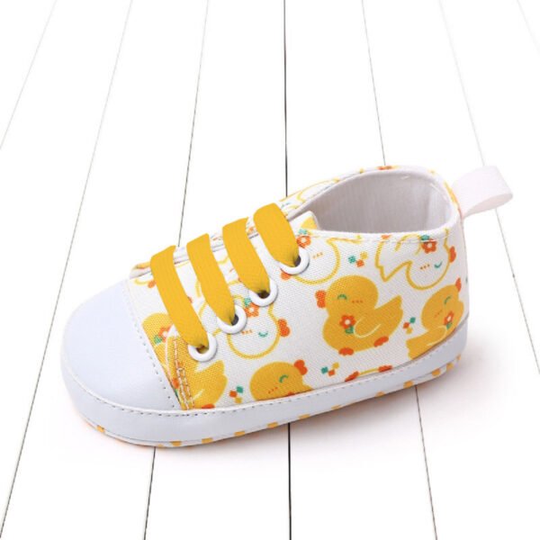 Zapatos de cordones con estampado de dibujos animados para bebés - Imagen 3