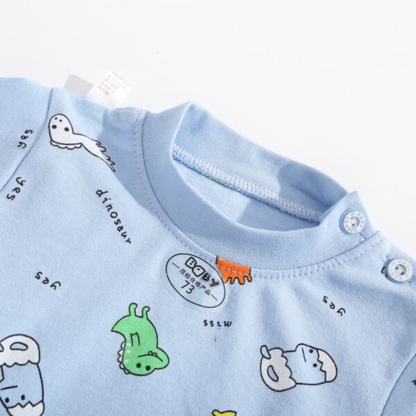 Camiseta de manga larga con estampado de dibujos animados - Imagen 3